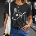 ギターを弾くデビッド・ギルモア Tシャツ 彼女への贈り物