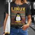 メンズ コンピューター オタク Linux ルートペンギン タックス 言葉 ギフト Tシャツ 彼女への贈り物