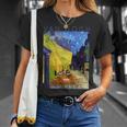 ゴッホ 夜のカフェテラス Tシャツ 彼女への贈り物