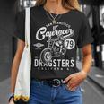 サンフランシスコ カフェ レーサー ドラッグスター レトロ バイク バイカー Tシャツ 彼女への贈り物