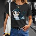 シャチの猫 コスチューム Tシャツ 彼女への贈り物