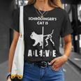 シュレディンガーの猫-死んで生きている-物理オタク Tシャツ 彼女への贈り物