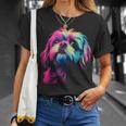 シーズー グラフィック ペット イラスト 犬 シーズー Tシャツ 彼女への贈り物