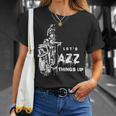 ジャズ・サックス レッツ・ジャズ・シング・アップlet's Jazz Thing Up Tシャツ 彼女への贈り物