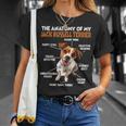 ジャック・ラッセル・テリア犬の飼い主Walk Dogs Tシャツ 彼女への贈り物