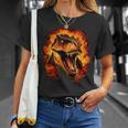 ジュラシックワールド ティラノサウルスレックス 恐竜の肖像画 Tシャツ 彼女への贈り物