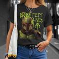 スター・ウォーズ ボバ・フェットの本 ネオン・ボバ・フェット・ライヴズ ポスター Tシャツ 彼女への贈り物