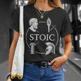 ストイックな美徳 – 知恵の勇気 正義 自己習得のシンボル Tシャツ 彼女への贈り物
