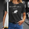 スナネズミがいると人生はもっと良い Tシャツ 彼女への贈り物