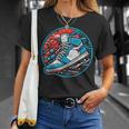 スニーカーヘッドバスケットボールファン Tシャツ 彼女への贈り物