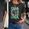 スピニングキャットミーム Oiiaoiia Uiia 猫 ブレインロットミーム Tシャツ 彼女への贈り物