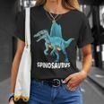 スピノサウルスの恐竜デザイン。 Tシャツ 彼女への贈り物