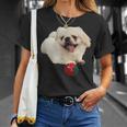 スマイル ペキニーズサニー Tシャツ 彼女への贈り物