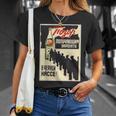 ソビエト連邦 プロパガンダポスター 未報告雇用 Tシャツ 彼女への贈り物