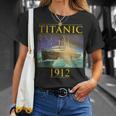 タイタニックtシャツ 帆船 ヴィンテージ クルーズベッセル 1912年 ギフト Tシャツ 彼女への贈り物