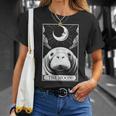 タロットカード ヴィンテージ 三日月 マナティー 海 動物 恋人 Tシャツ 彼女への贈り物