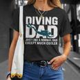 ダイビング お父さん ヴィンテージ スキューバ ダイバー 父 スキューバダイビング Tシャツ 彼女への贈り物