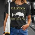 ダエオドン 地獄の豚 先史時代の絶滅した豚 Tシャツ 彼女への贈り物