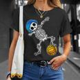 ダビング 水球 スケルトン ハロウィン 骨 ダブダンス Tシャツ 彼女への贈り物