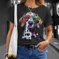 ダルメシアンとサングラスの犬 ダルメシアンが大好きです Tシャツ 彼女への贈り物