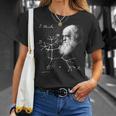 ダーウィン 生命の木 進化 科学シャツ 生物学 オタク Tシャツ 彼女への贈り物