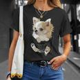 チワワ インポケット チワワ 長髪 チワワ 犬好き Tシャツ 彼女への贈り物