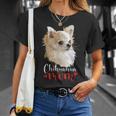 チワワ ロングヘア チワワ ロングヘア ママ ママ 犬好き Tシャツ 彼女への贈り物