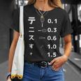 テニス 部活 面白いtシャツ 視力検査 メンズ おもしろ 文字 服 練習着 ネタ キッズ Tシャツ 彼女への贈り物