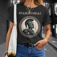テーベのエパミノンダス 古代ギリシャの歴史 Tシャツ 彼女への贈り物