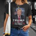 トランプはまだ私の大統領です Tシャツ 彼女への贈り物