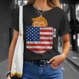トランプ・イン・ユア・ポケットusa選挙 2024年7月4日のトランプ Tシャツ 彼女への贈り物
