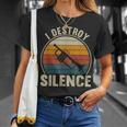 トランペット奏者 I Destroyilence Recto Trumpet Lovers Tシャツ 彼女への贈り物