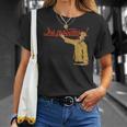 トロツキーsovi8ヴィンテージプロパガンダの仕事に行きます。 Tシャツ 彼女への贈り物