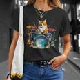 ドラマーの猫猫とドラム Tシャツ 彼女への贈り物