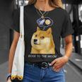 ドージコインdogecoin Hodl 月へ月にto The Moon 暗号通貨doge Memeドージミーム Tシャツ 彼女への贈り物