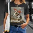 ナポレオン・ボナパルト ジャック・ルイ・デイヴィッド ネオクラシシズムアート Tシャツ 彼女への贈り物