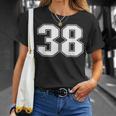 ナンバー38 スポーツ ナンバープレイヤー ナンバー38 Tシャツ 彼女への贈り物