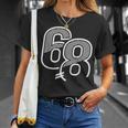 ナンバー68 スポーツジャージ 68 誕生日 Tシャツ 彼女への贈り物