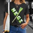 ネギ Negi【The 野菜】葱【変なtシャツ屋さん】面白いポップ デザイン Tシャツ 彼女への贈り物