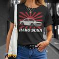 ハコスカ クラシック Jdm レーシングシャツ Tシャツ 彼女への贈り物