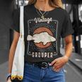 ハタ 魚 ヴィンテージ レトロ クラシック 動物 愛 Tシャツ 彼女への贈り物