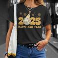 ハッピーニューイヤー 2025 家族 お揃い 花火 新年会 Tシャツ 彼女への贈り物