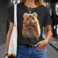 ハムスター げっ歯類 ゴールデンハムスター フィールドハムスター 小型ハムスター Tシャツ 彼女への贈り物