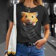 ハムスター 面白いtシャツ ポケット かわいい メンズ 子供 おもしろ 服 雑貨 グッズ ネタ ゆるキャラ Tシャツ 彼女への贈り物