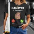ハムスターミームが呼んでいます Tシャツ 彼女への贈り物