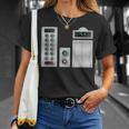 ハロウィンコスチューム、クールなエレベーターボタンアート Tシャツ 彼女への贈り物