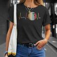 ハートビートボウリングボール Tシャツ 彼女への贈り物