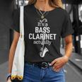 バスクラリネット奏者のためのクラリネットユーモア 面白いバスクラリネット Bass Clarinet Tシャツ 彼女への贈り物