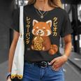 バブルティー レッサーパンダ ボバ カワイイ タピオカ アニメ かわいい Tシャツ 彼女への贈り物