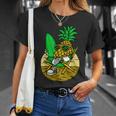 パイナップル サーファー サングラス ハワイ ハワイアン アロハ メンズ レディース Tシャツ 彼女への贈り物
